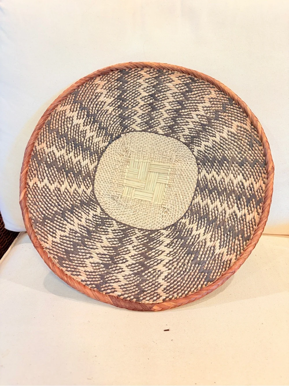 NEW Africa Woven Basket. Made by the Binga people of Zambia/Zimbabwe